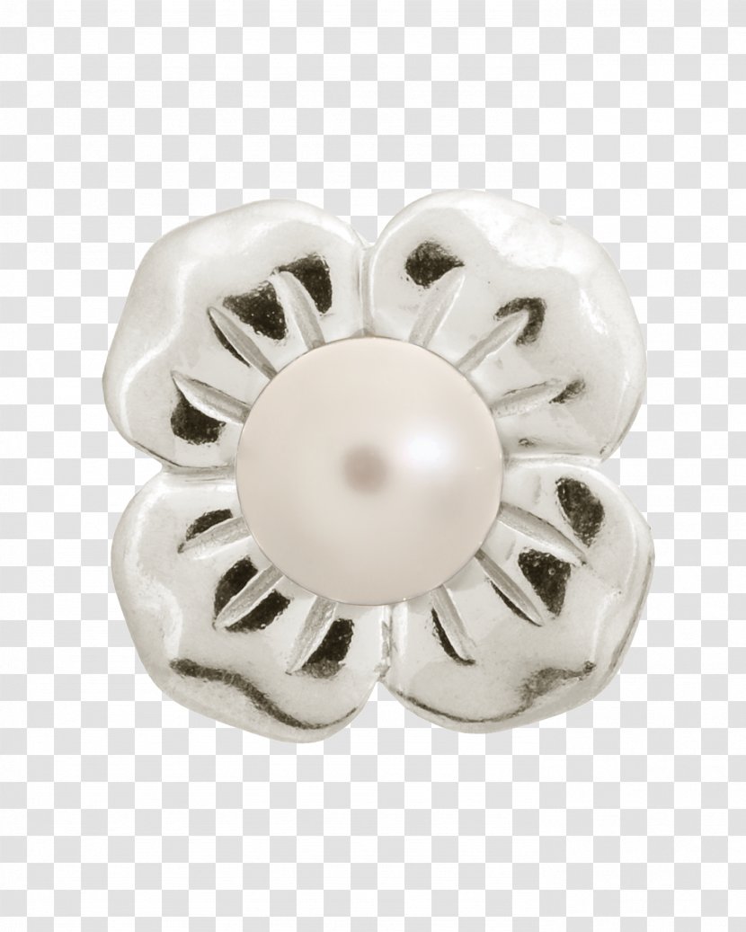 Pearl Earring Charm Bracelet Jewellery Silver - Diamond Transparent PNG