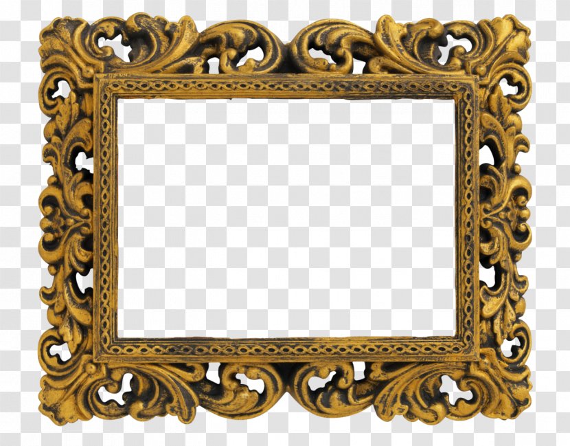 Borders And Frames Picture Clip Art - Brass - Work Of Transparent PNG