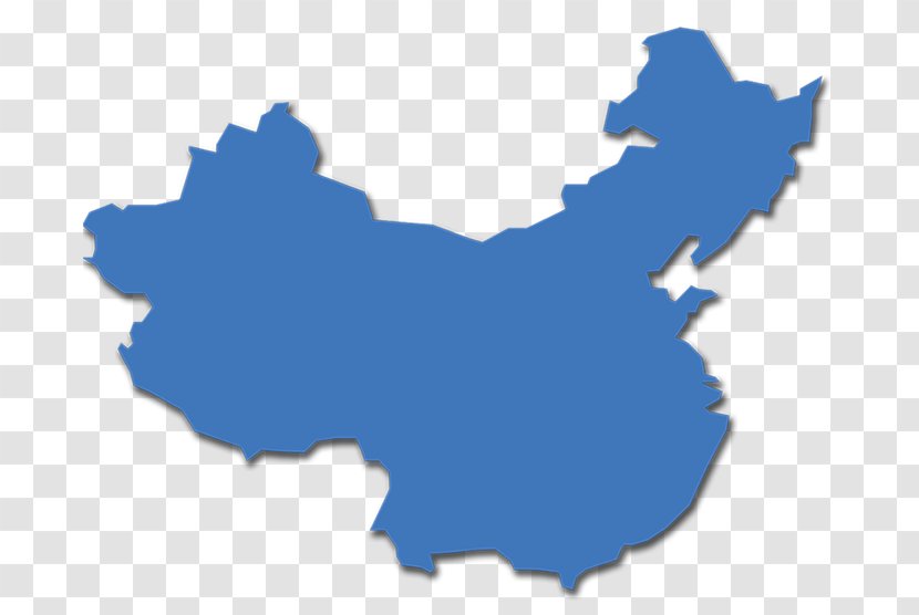 Flag Of China Map - O2o Transparent PNG