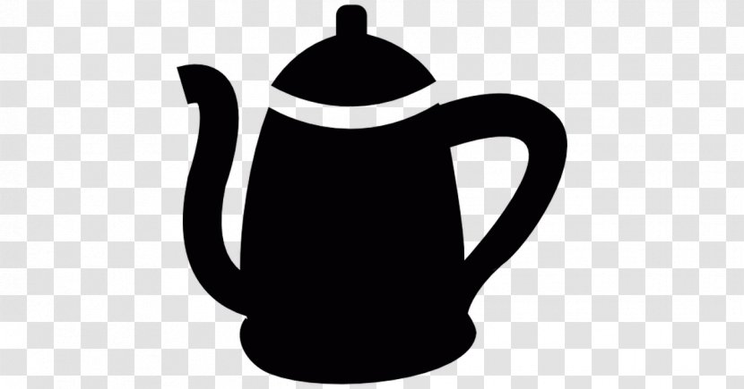 Mug Kettle Teapot - Black And White Transparent PNG