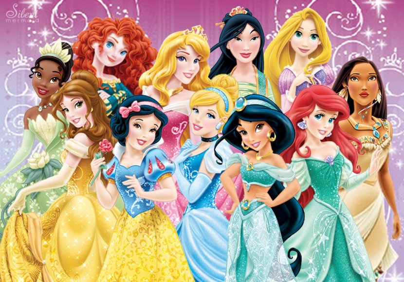 Walt Disney World Rapunzel Princess Jasmine Ariel Merida - Princesses Transparent PNG