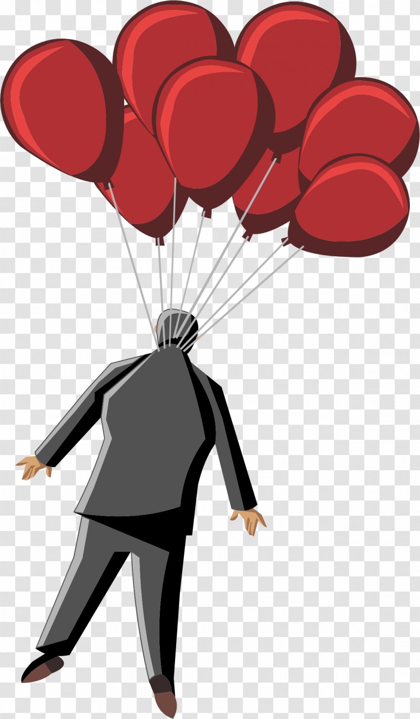 Balloon Computer File - Flower - Flying Man Transparent PNG