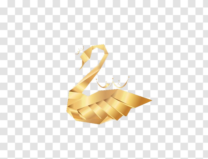 Swan Download Icon - Product Design - Golden Crown Transparent PNG
