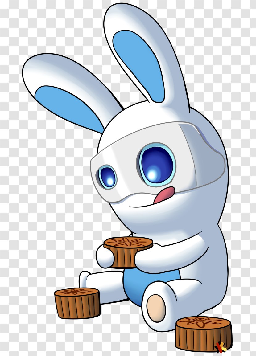 Mario + Rabbids Kingdom Battle Fan Art Crossover Rabbit - Egg Yolk Moon Cake Transparent PNG