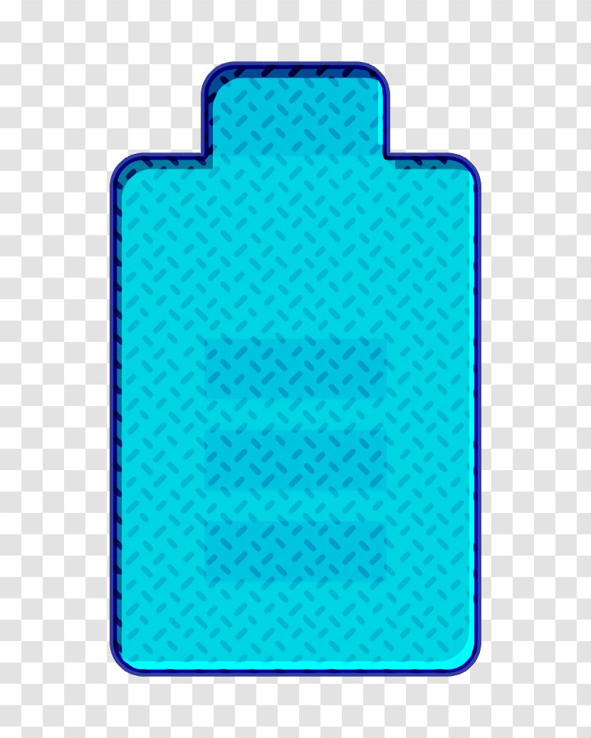 Battery Icon Level Charge - Teal - Electric Blue Transparent PNG