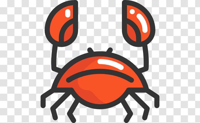 Crab Seafood Icon - Scalable Vector Graphics Transparent PNG