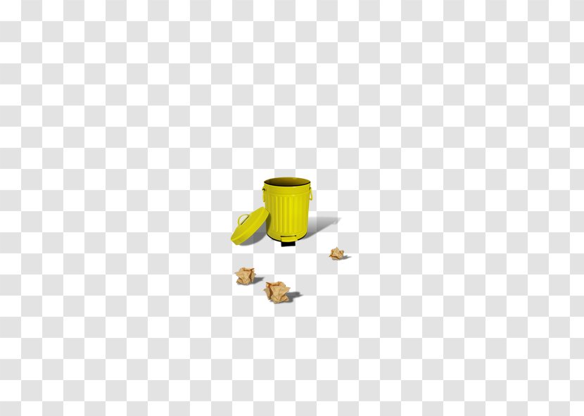 Paper Waste Container - Trash Can Transparent PNG