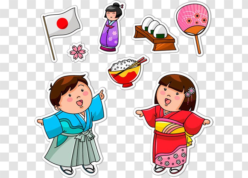 Japanese Cuisine Child Cartoon - Tree - Family Life Pictures Transparent PNG