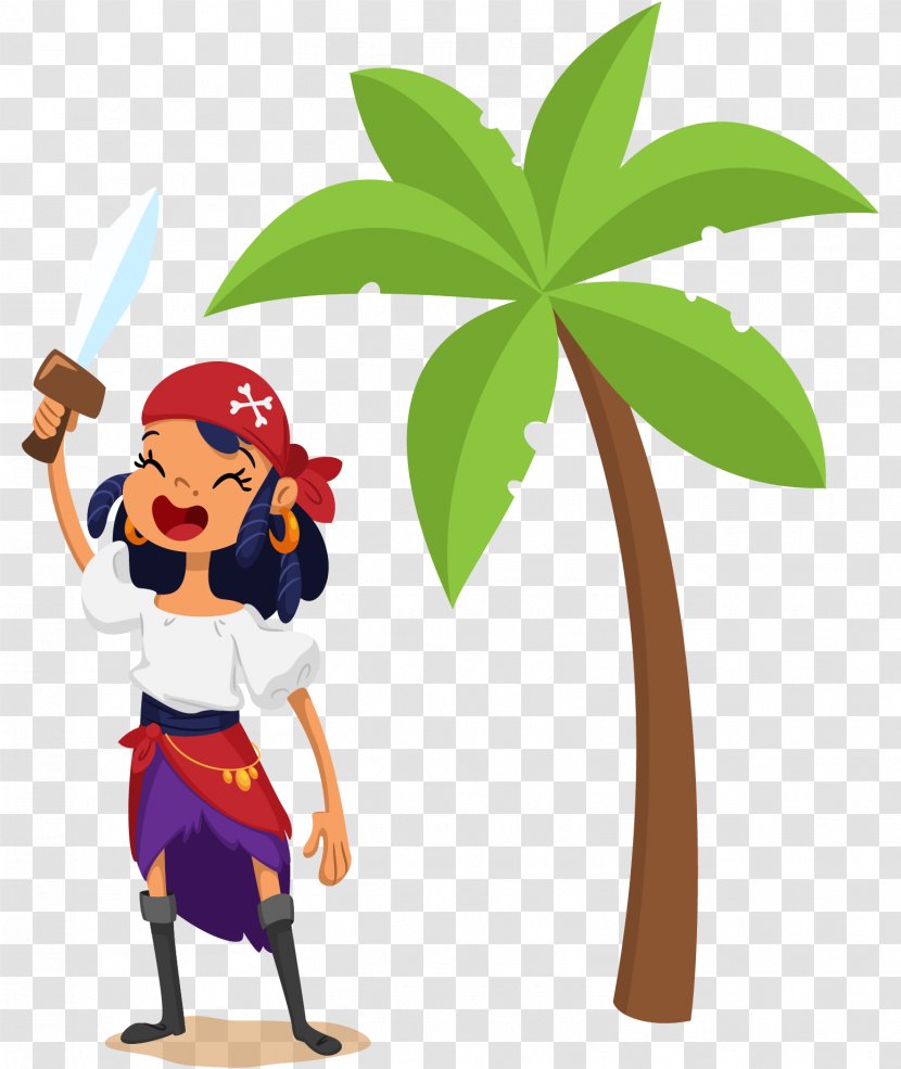 Piracy Image Design Illustration - Fictional Character - Cartoon Pirate Transparent PNG