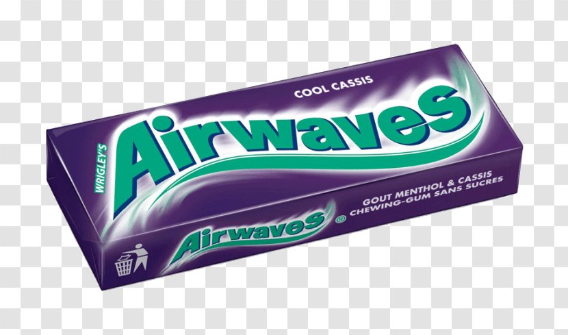 Chewing Gum Dragée Airwaves Wrigley Company Blackcurrant - Brand Transparent PNG