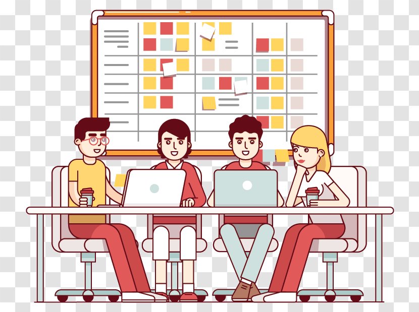 Startup Company Vector Graphics Team Business Illustration - Software Developer - Cultural Iftar Organise Transparent PNG