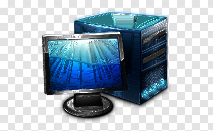 Microsoft Windows Desktop Computer 7 XP Icon - Output Device - Pc Pic Transparent PNG