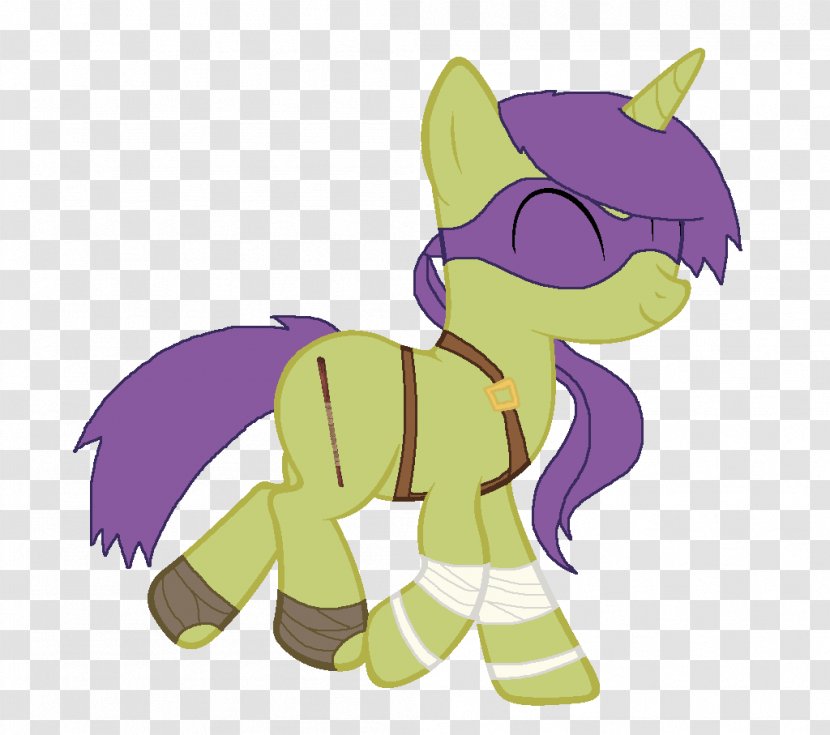 Pony Donatello Horse Teenage Mutant Ninja Turtles Raphael - Tail Transparent PNG