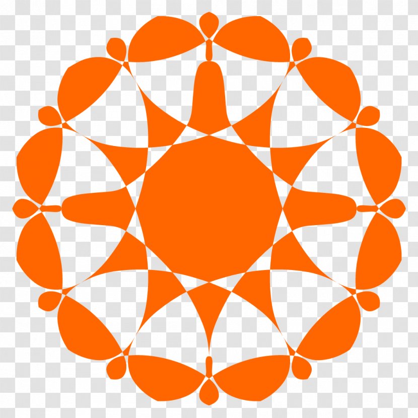 Easy Geometric Mandala Patterns. - Value - Orange Transparent PNG