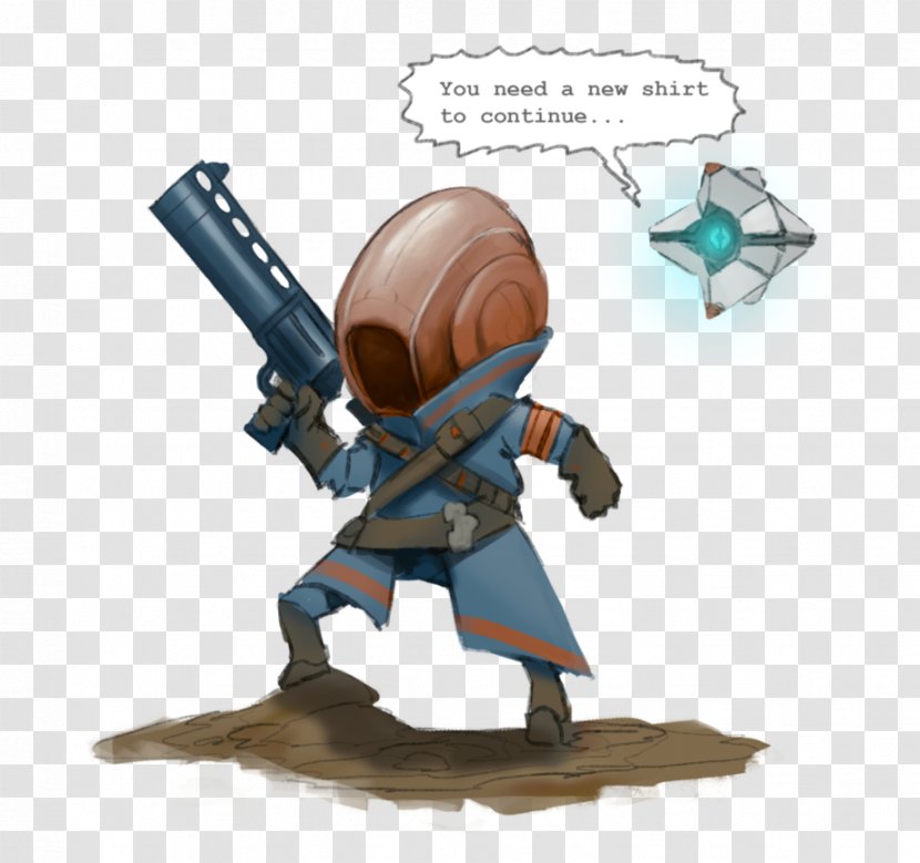 Destiny Cartoon Bungie Fan Art Ghost - Comics Transparent PNG