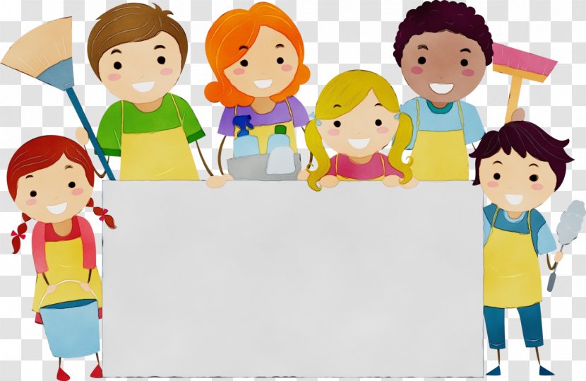 Group Of People Background - Child Art - Playing In The Snow Learning Transparent PNG