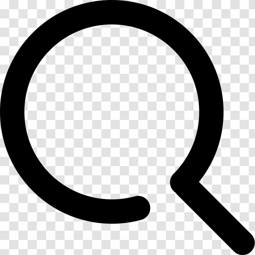 Magnifying Glass Image - Black And White Transparent PNG
