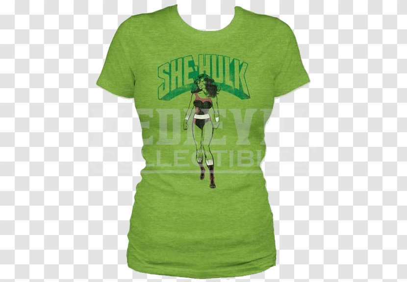 She-Hulk T-shirt Marvel Comics Clothing - She Hulk Transparent PNG