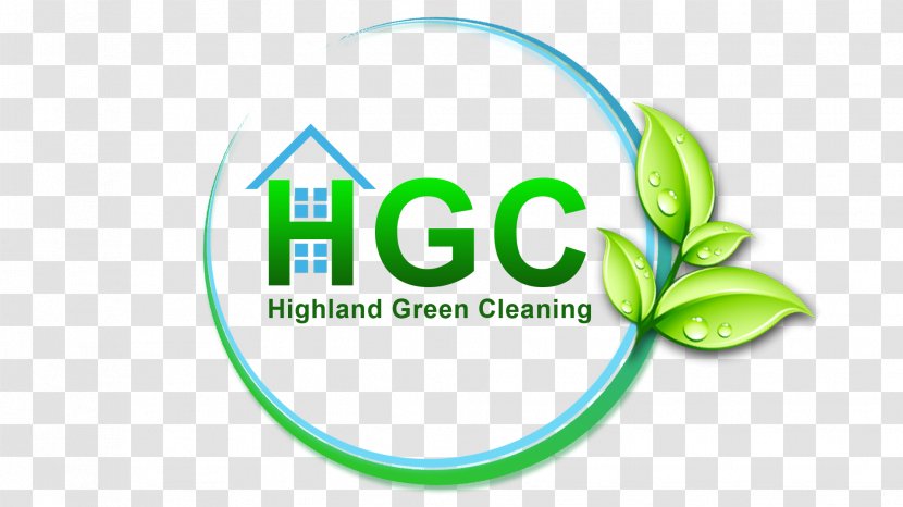 Highland Green Cleaning Logo Brand - Keep Clean Transparent PNG