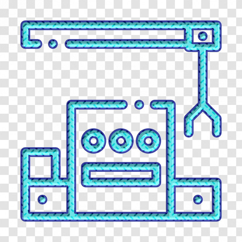 Robot Icon Mass Production Icon Machinery Icon Transparent PNG