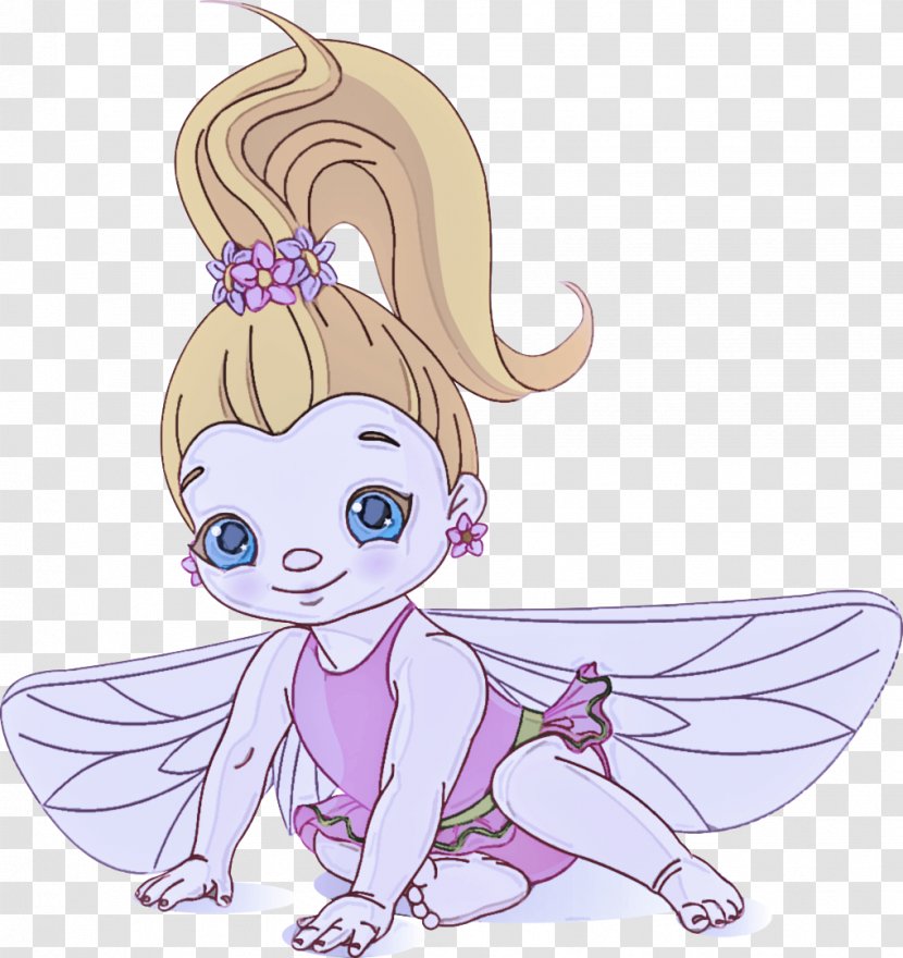 Cartoon Violet Angel Wing Costume Design Transparent PNG