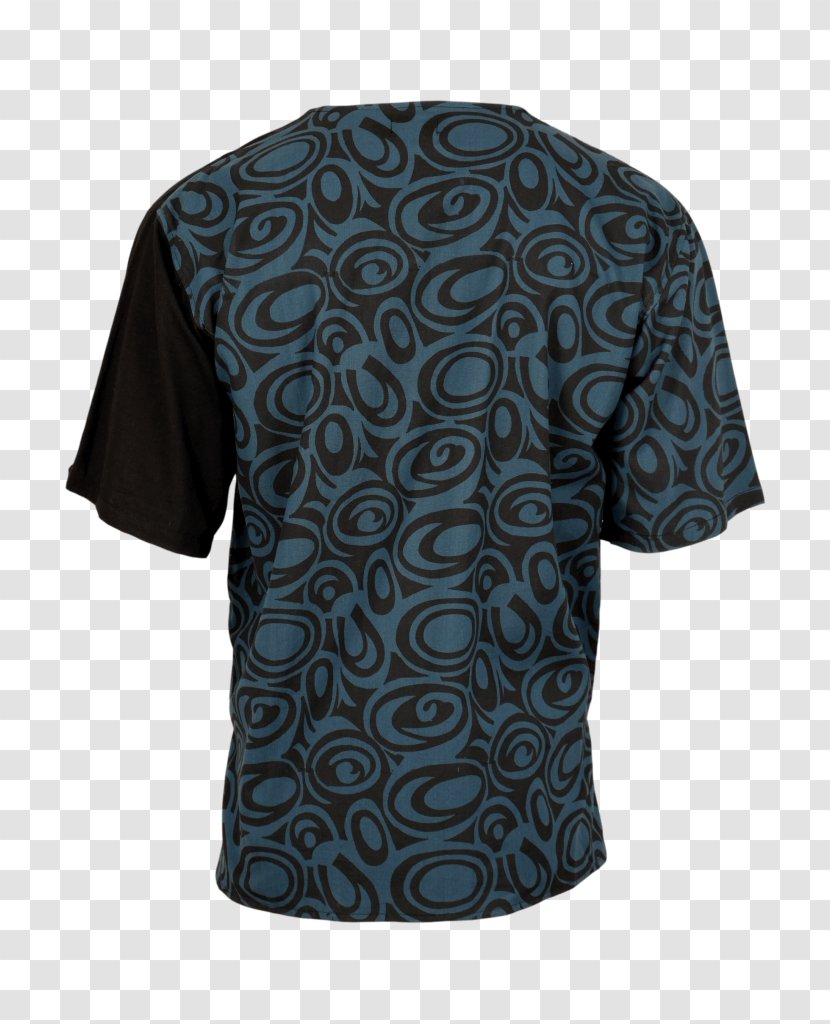 T-shirt Sleeve Jersey Blue - Electric - Clothing Printed Pattern Transparent PNG