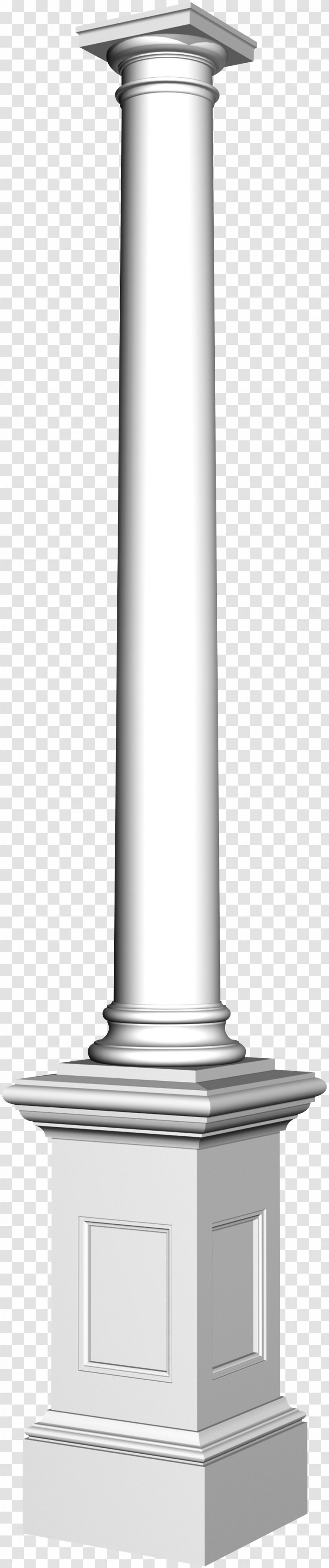 Column Post Long Gallery Ornament Groupe Plastika (GPL Tradition) Transparent PNG