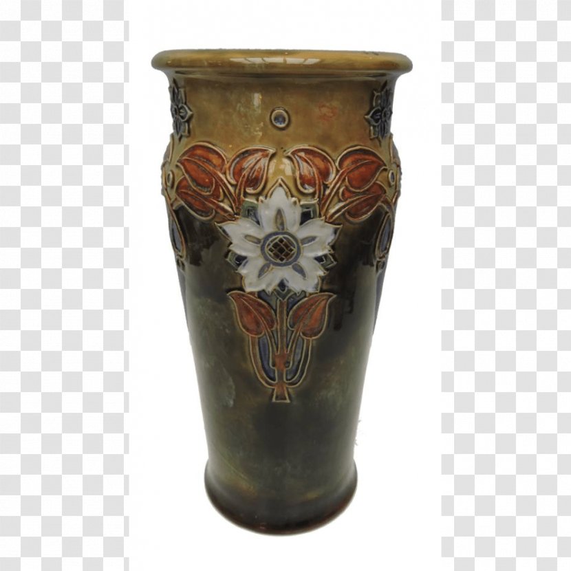 Vase Royal Doulton Ceramic Earthenware Lambeth - Artifact Transparent PNG