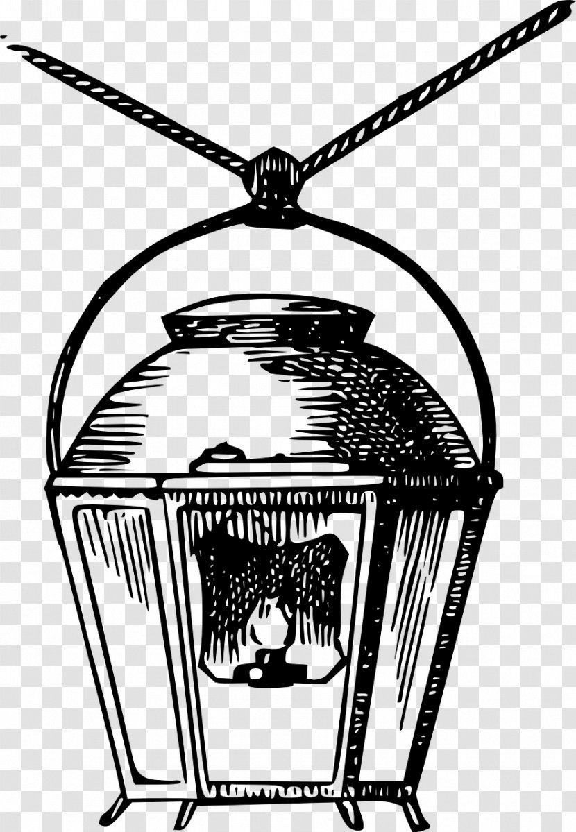Gas Lighting Lantern Clip Art - Street Light - Oil Lamp Transparent PNG