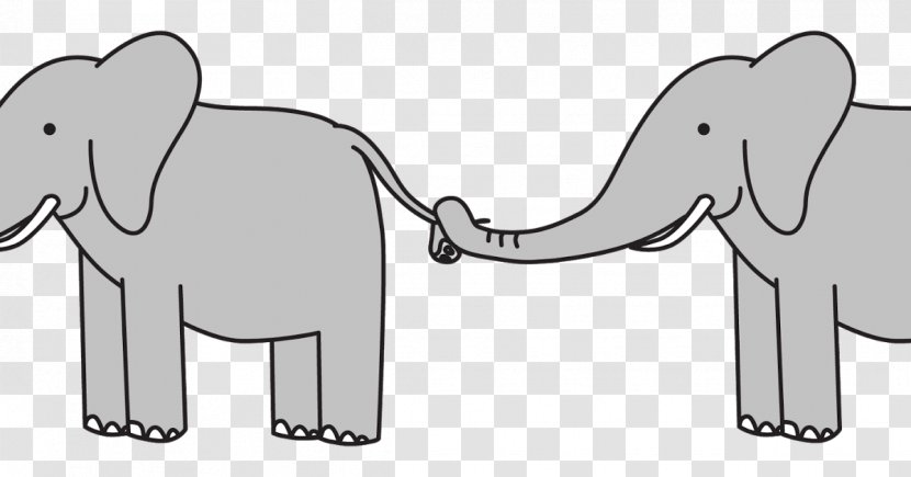 Indian Elephant African Elephants Drawing Clip Art Transparent PNG