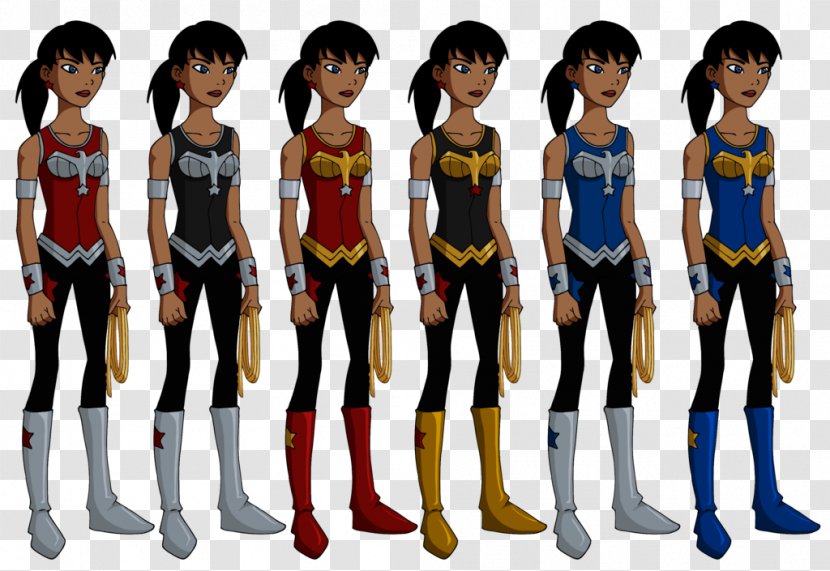 Raven Dick Grayson Wonder Woman Donna Troy Young Justice - Kyle Rayner Transparent PNG