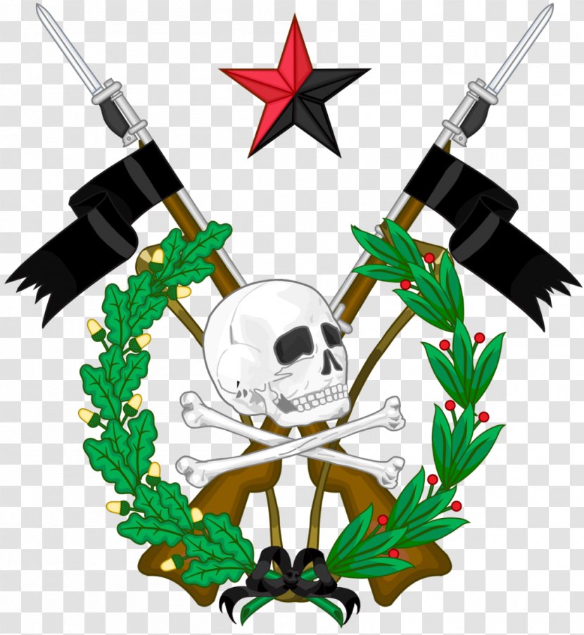 Free Territory Huliaipole Makhnovism Coat Of Arms Soviet - Skull - Above Flag Transparent PNG