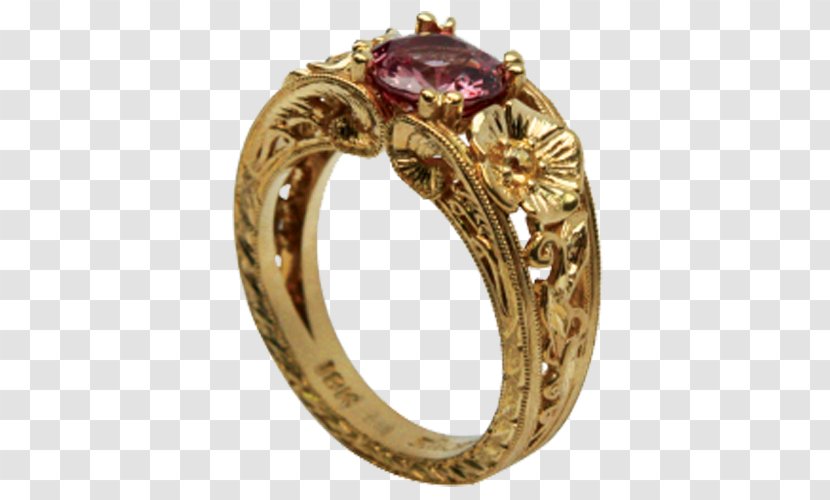 Ruby Ring Jewellery Gold Tanzanite - Spinel Transparent PNG