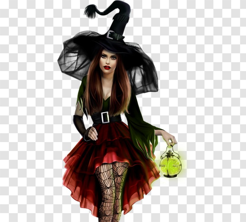 Boszorkány Vampire Halloween - Art - Witch Transparent PNG