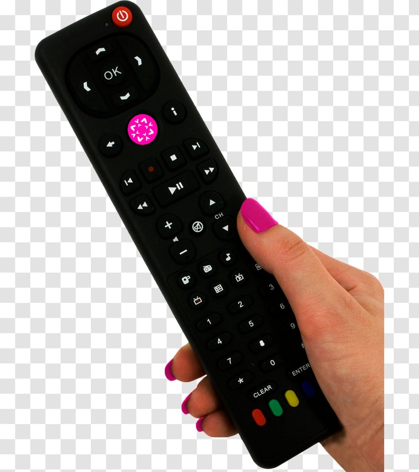 Remote Controls ТОВ АРХАТ Television Electronics Feature Phone - Multimedia - Electronic Device Transparent PNG