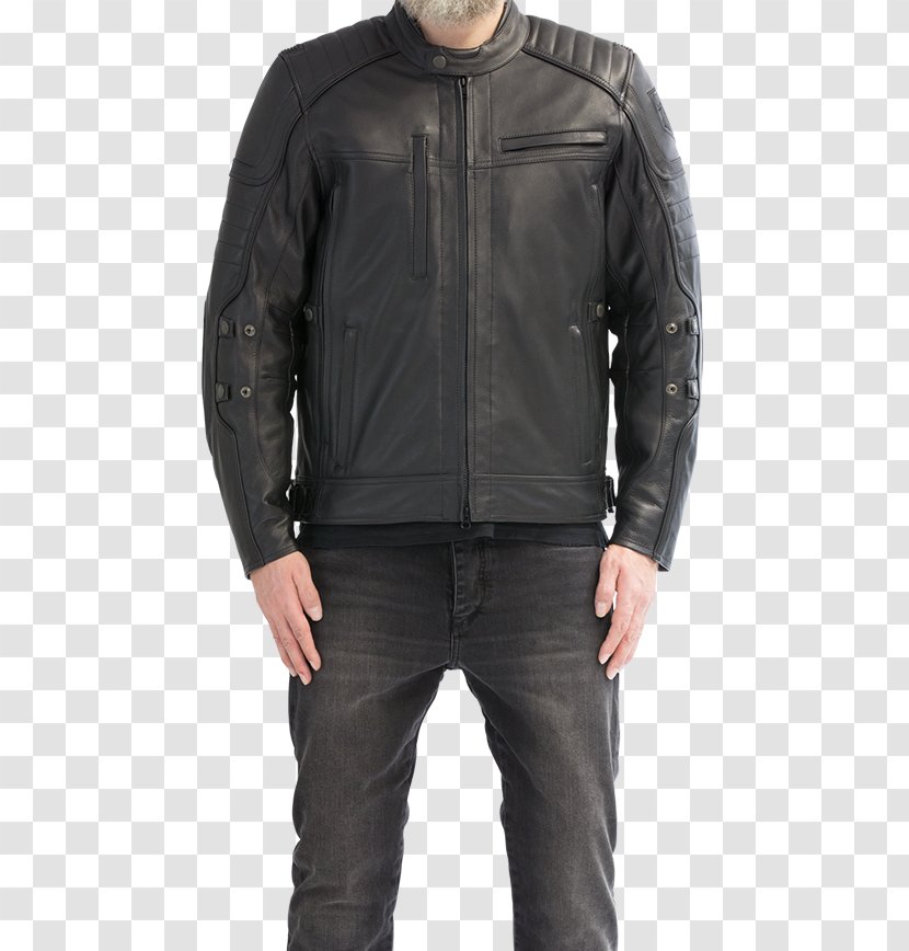 Leather Jacket T-shirt Hoodie Kevlar - Pocket Transparent PNG