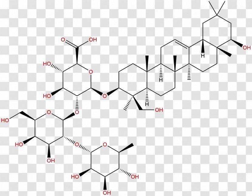 Glycyrrhizin Triterpene Maslinic Acid Saponin Oleanolic - Xanthone Transparent PNG
