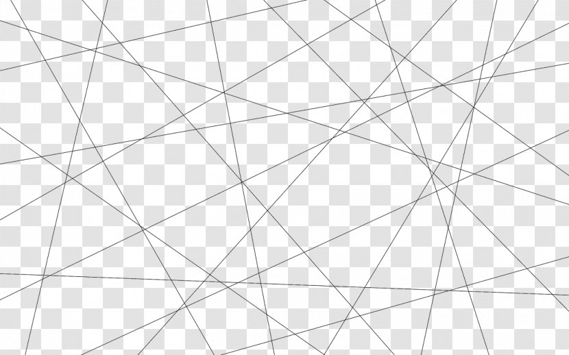 Monochrome Drawing Circle Triangle - Black And White - Vector Lines Transparent PNG