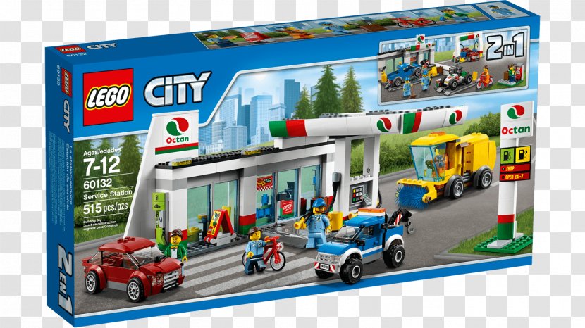 LEGO 60132 City Service Station Lego Minifigure Toy - Group Transparent PNG