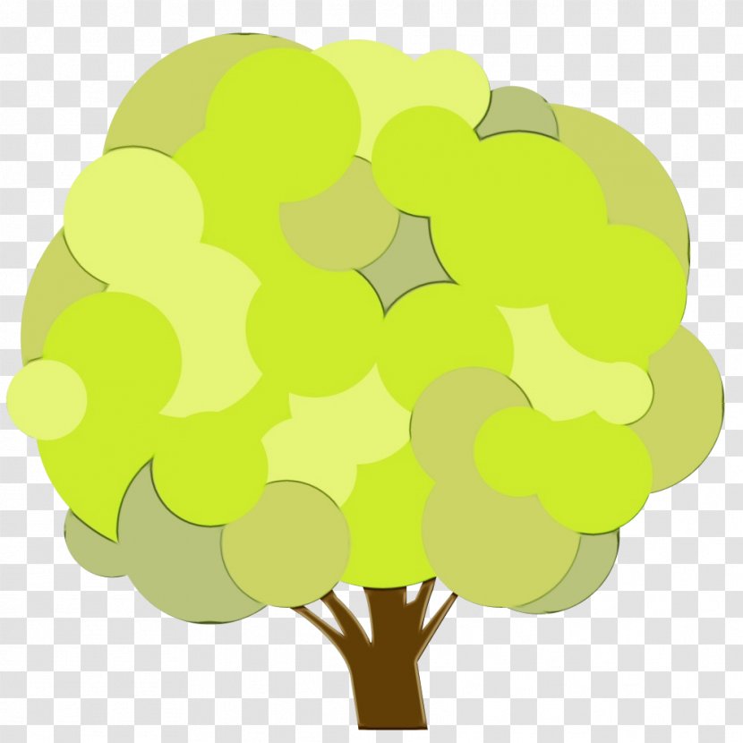 Green Tree - Yellow - Plant Leaf Transparent PNG