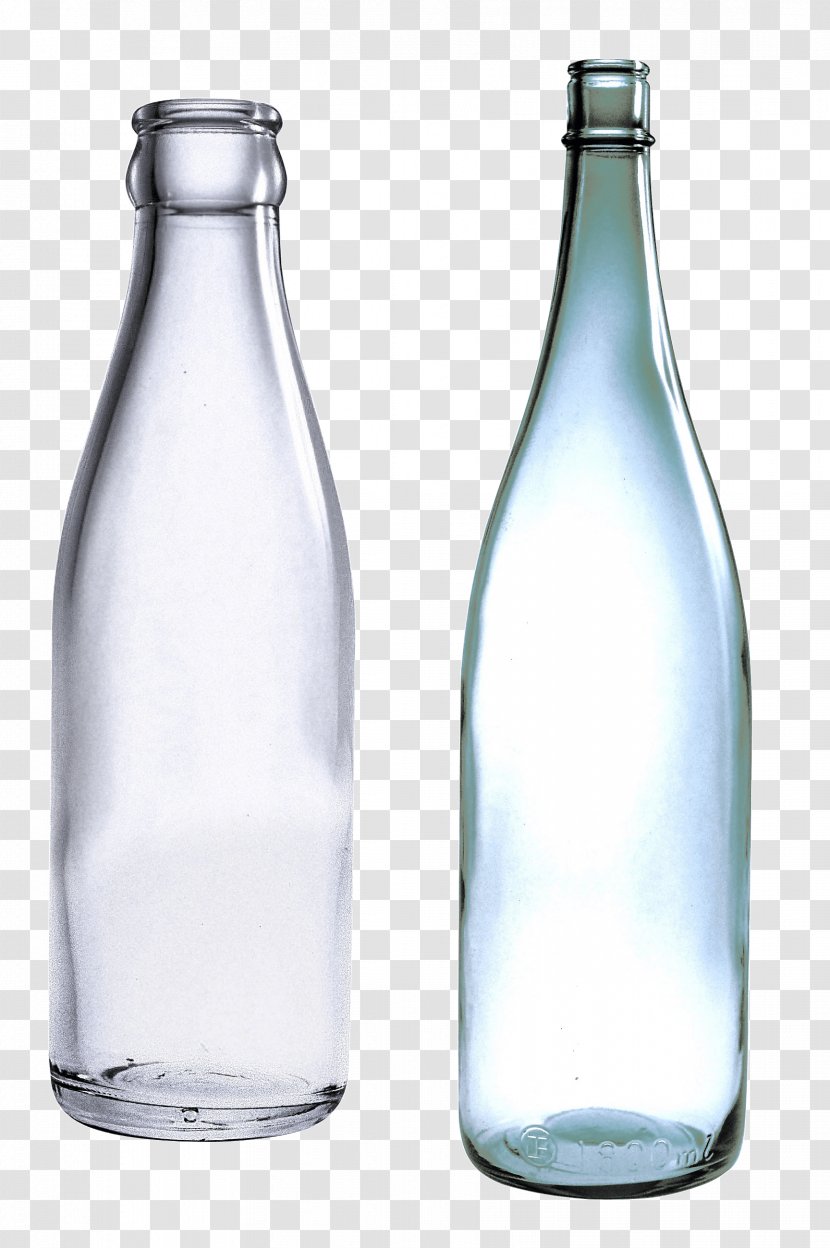 Red Wine Bottle Glass - Empty Bottles Image Transparent PNG