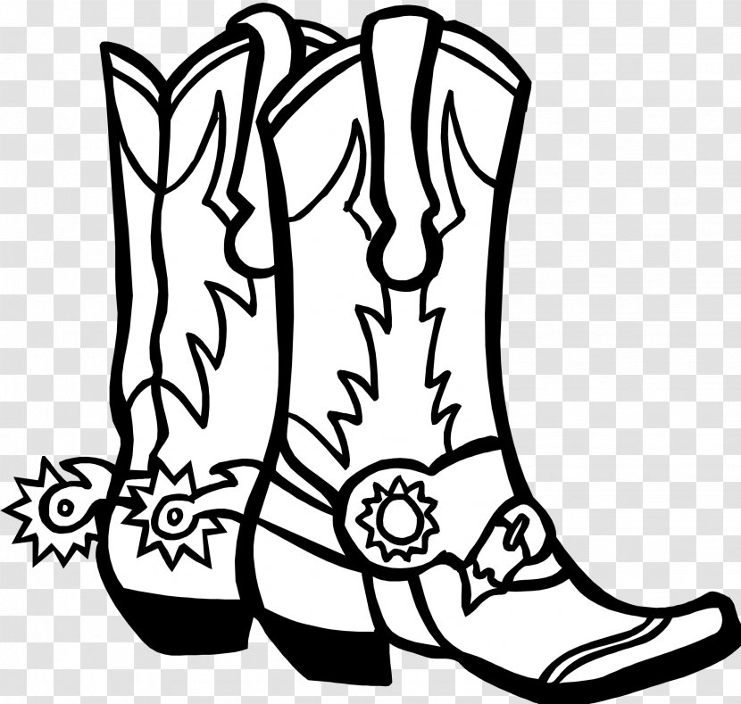 Cowboy Boot Hat 'n' Boots Drawing - Hand Transparent PNG