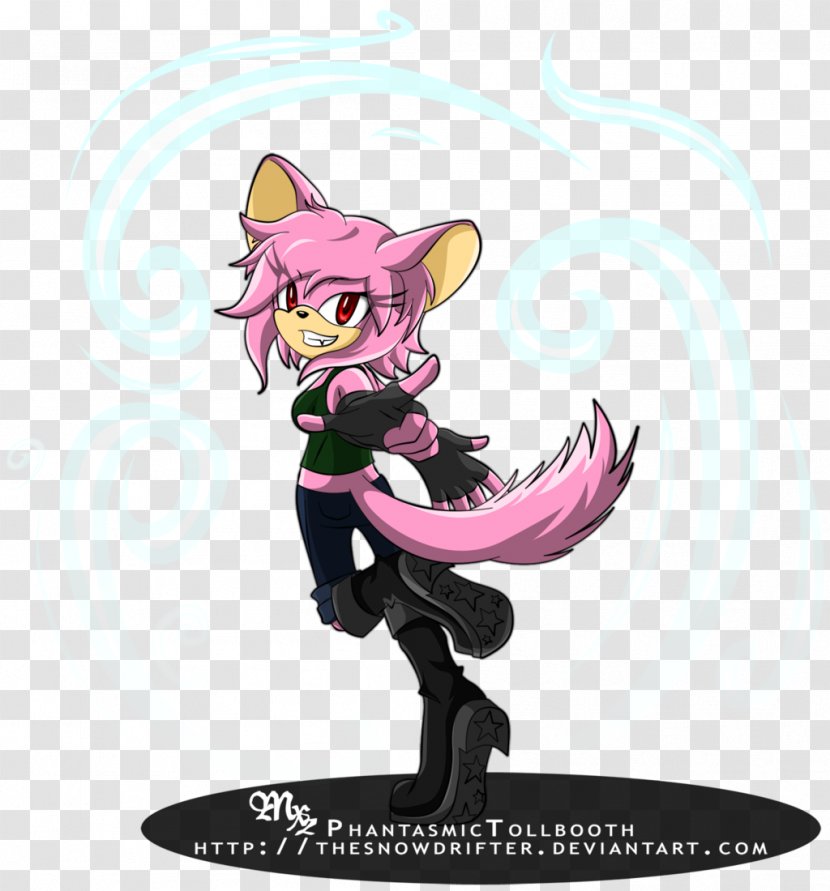 Cat Cartoon Tail Character Transparent PNG
