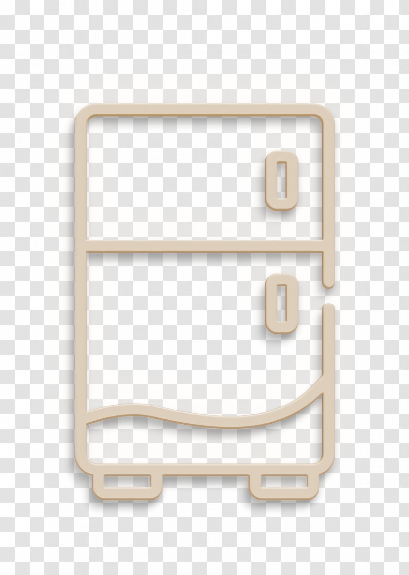 Refrigerator Icon Electronics Icon Kitchen Icon Transparent PNG