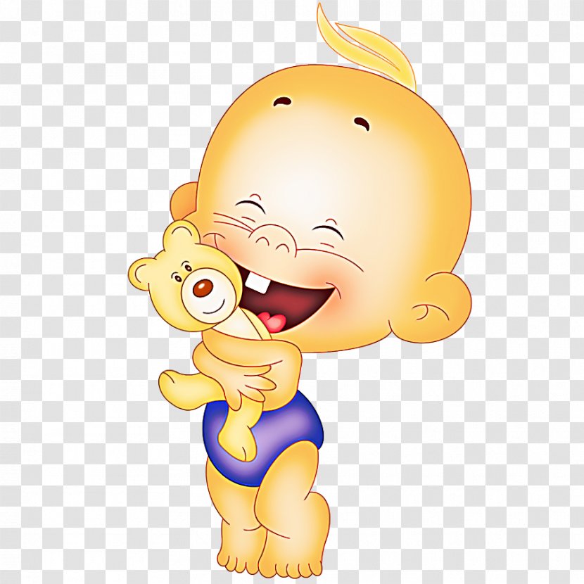 Cartoon Animated Yellow Clip Art Animation - Smile - Fictional Character Transparent PNG