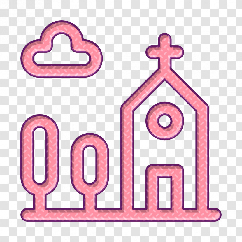 Church Icon Landscapes Icon Transparent PNG