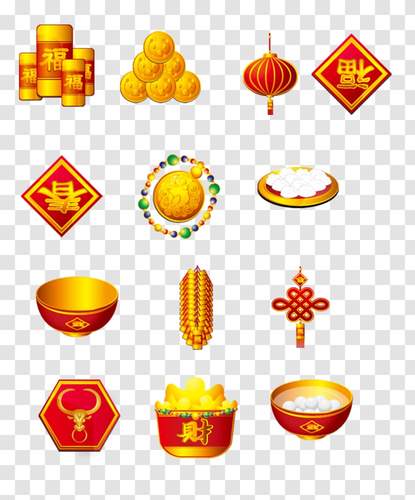 Chinese New Year Icon - Festival - Festive Material Transparent PNG