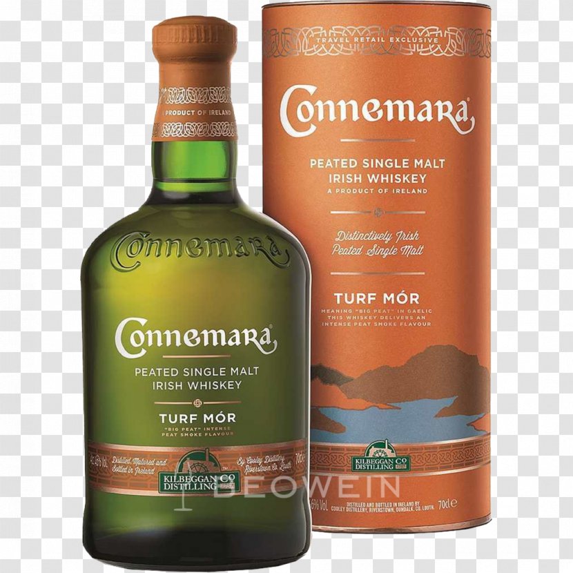 Irish Whiskey Single Malt Whisky Connemara Cooley Distillery - Supermarket Advertising Transparent PNG