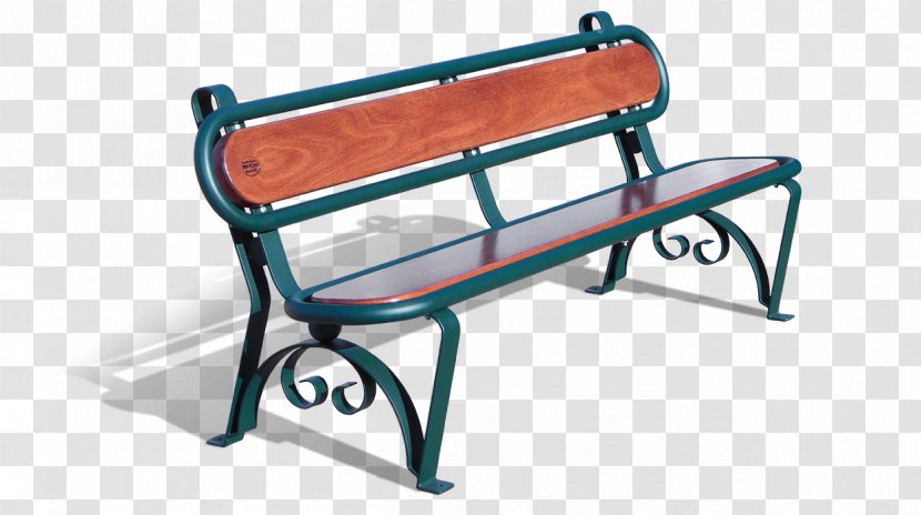 Bench Street Furniture Metal Steel - Wooden Benches Transparent PNG