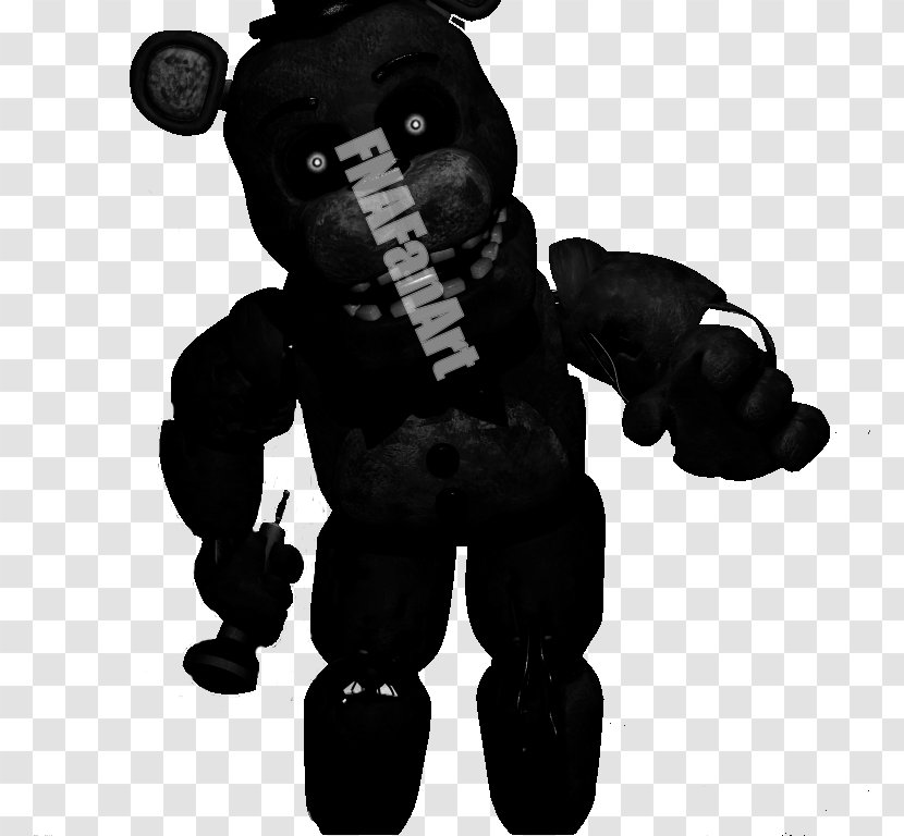 Five Nights At Freddy's 2 3 4 FNaF World - Mammal - Vector Black Transparent PNG